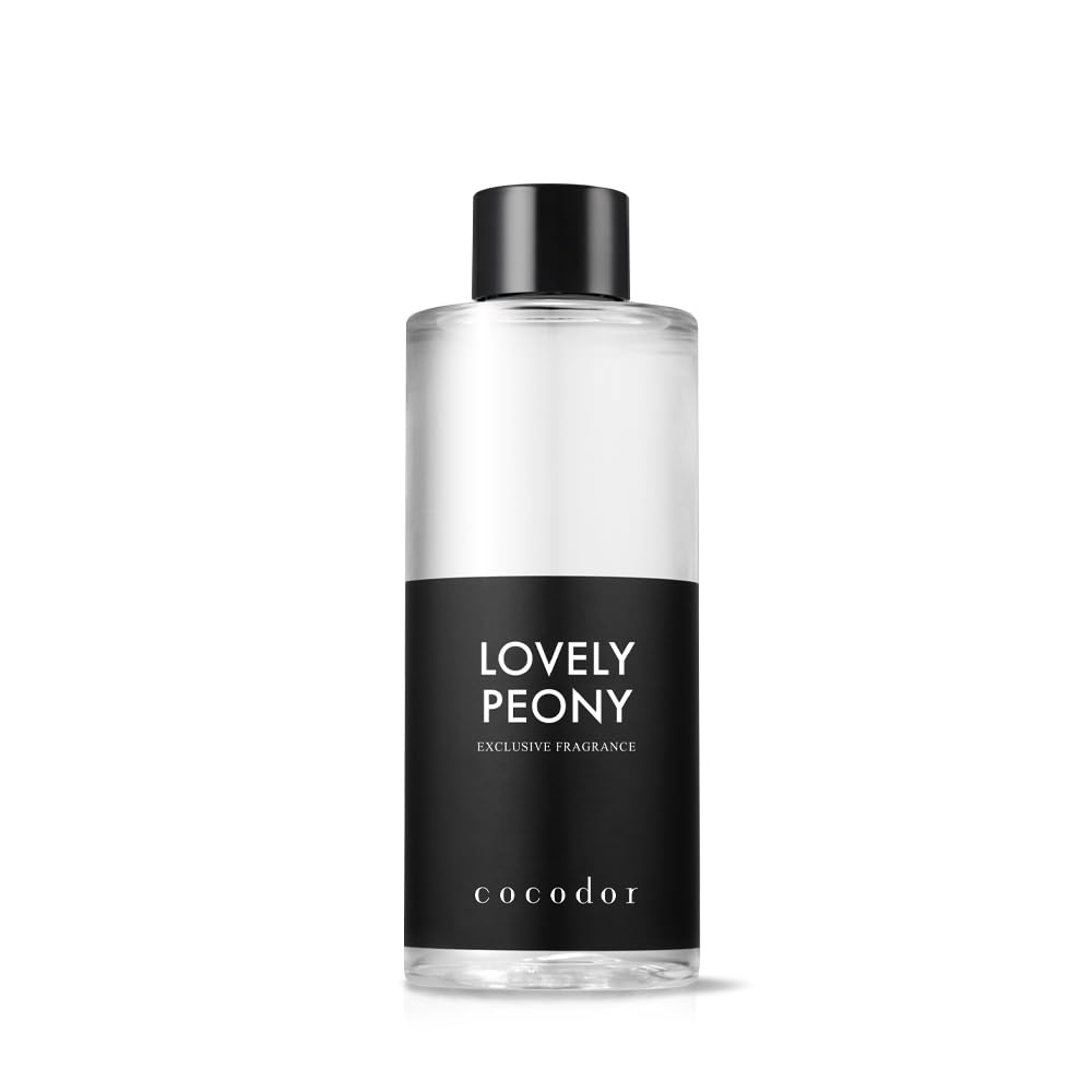 COCODOR Reed Diffuser Oil Refill/Lovely Peony/6.7oz(200ml)/1 Pack/Home Fragrance, Scented Oils, Oils for Reed Diffuser