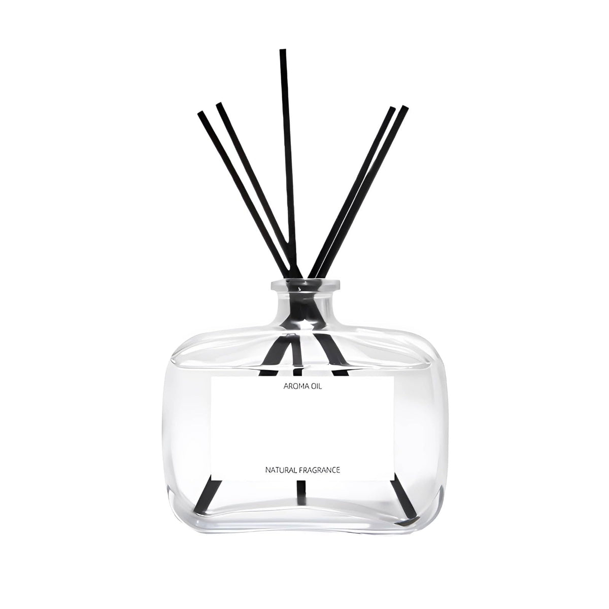 Essential Oil Reed Diffuser Set, Pepermint Rose Amber Fragrance Diffusing Sticks with 3.4fl oz Decorative Bottle, Soft Aromatherapy Gift, Home or Office Décor, House Warming Gift(Rose)