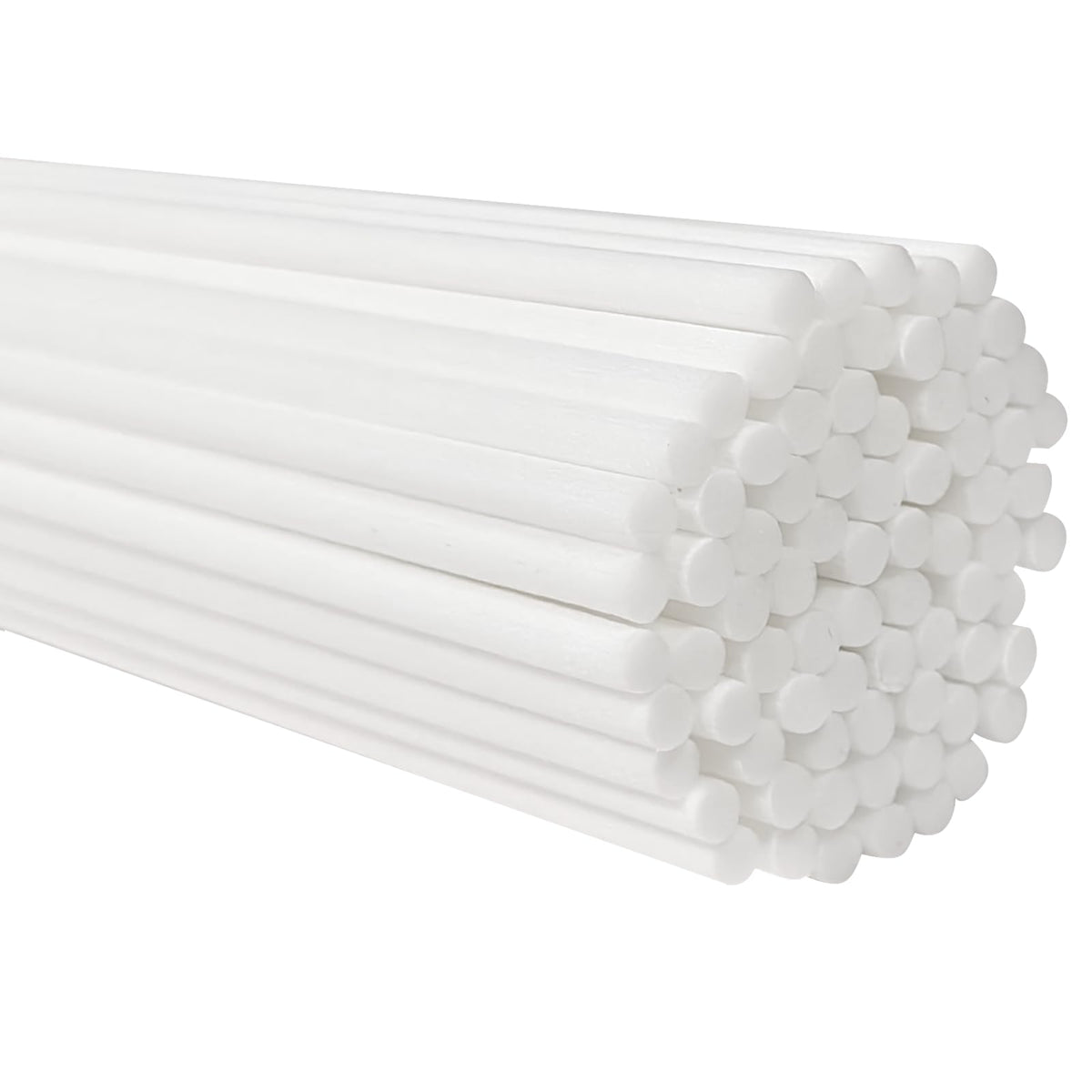 10inch Diffuser Replacement Sticks - 60Pcs White Fiber Reed Fragrance Sticks Refill for Home and Bathroom - Rattan Essential Oil Sticks for Scented Diffuser