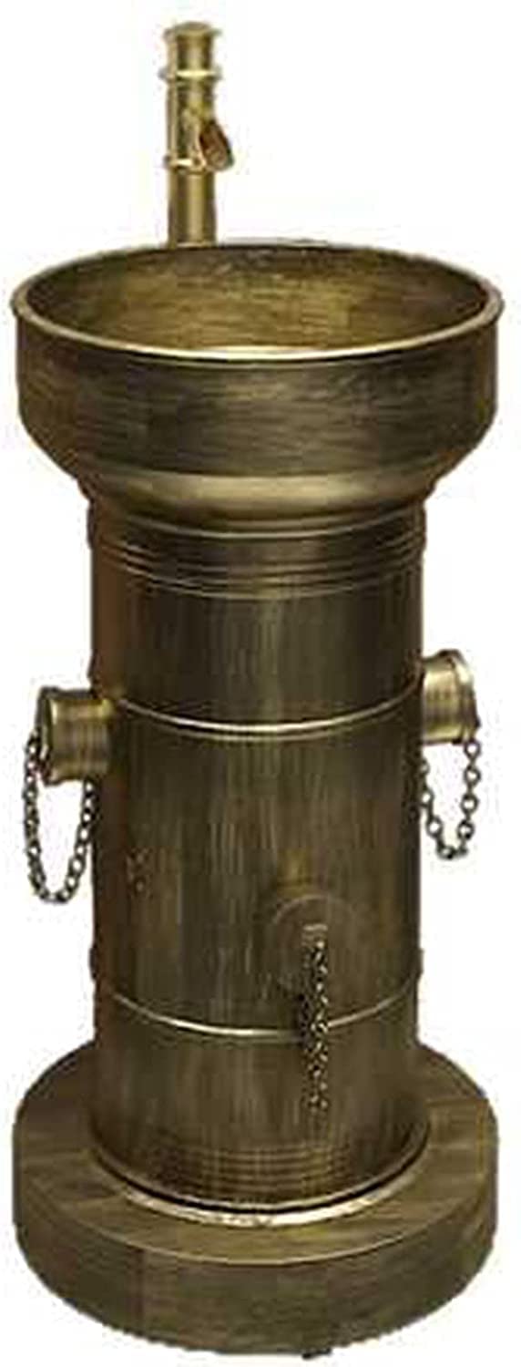 Freestanding Pedestal Sink - Bathroom Column Basin Bathroom Basin Vanity Unit Furniture, Free Standing Bathroom Cabinet Under Sink, Industrial Style Removable Free Stand(Bronze,Without mirror)