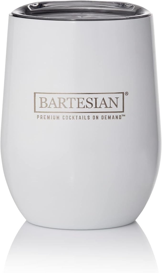Bartesian Cocktail Glass Sets - Insulated Tumbler for Cocktails & Mocktails - Bar Glasses for Martini, Margarita, Pina Colada, Whiskey Sour, Old Fashioned - Set of 2