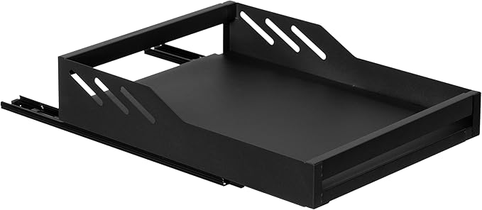Basicwise Expandable Deep Drawer Organizer Adjustable Pull-Out Cabinet Storage Tray for Kitchen Organization Ideal for Cookware Dinnerware Food Containers Utensils Bakeware & Pantry Essentials, Large