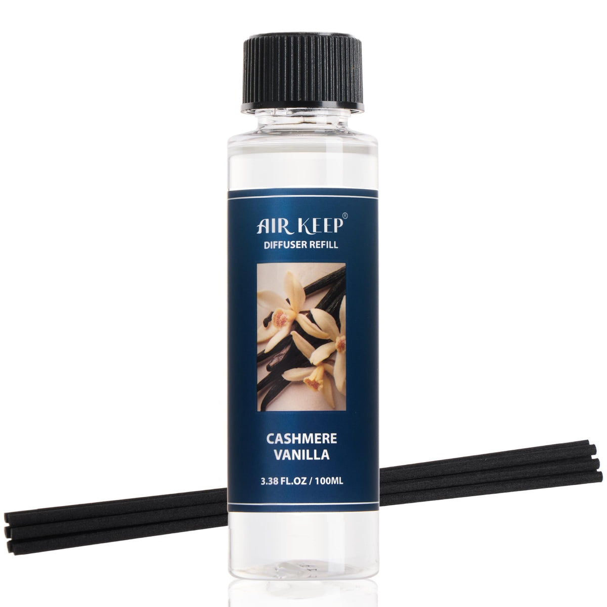 Airkeep Reed Diffuser Oil Refill/Cashmere Vanilla/3.38 oz / 1 Pack/Air Freshener & Aromatherapy Essential Oil Blend for Home Fragrance – Scented Refill Oil for Bathroom, Bedroom & Home Decor