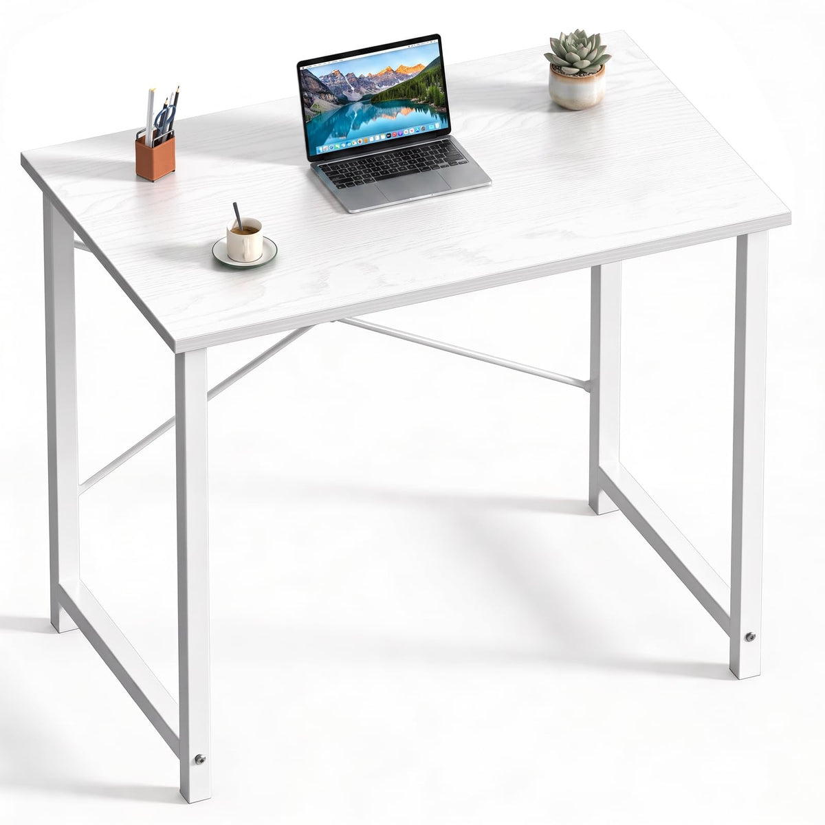 DUMOS 32 Inch Small Computer Desk, Gaming Desks for Home Office Bedroom