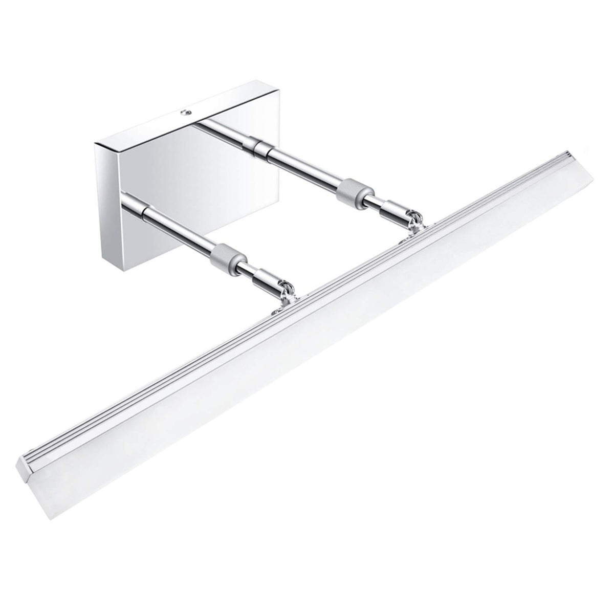 Aipsun 24 inch Dimmable LED Vanity Lights Adjustable Bathroom Light Fixtures Over Mirror Chrome Modern Vanity Lighting(White Light)