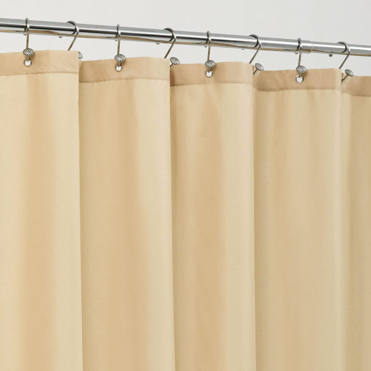 ALYVIA SPRING Waterproof Fabric Shower Curtain or Liner Khaki, 72x72