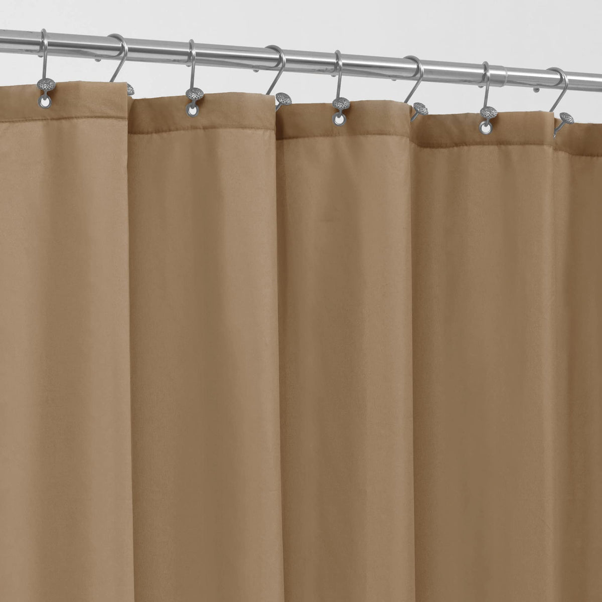 ALYVIA SPRING Stall Waterproof Fabric Shower Curtain or Liner Coffee, 36x72