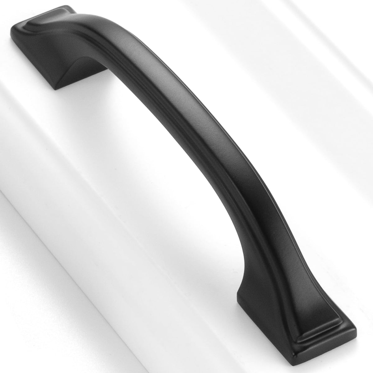 BEROSSA 30 Pack Matte Black Cabinet Pulls 3 Inch Solid Drawer Pulls 8222