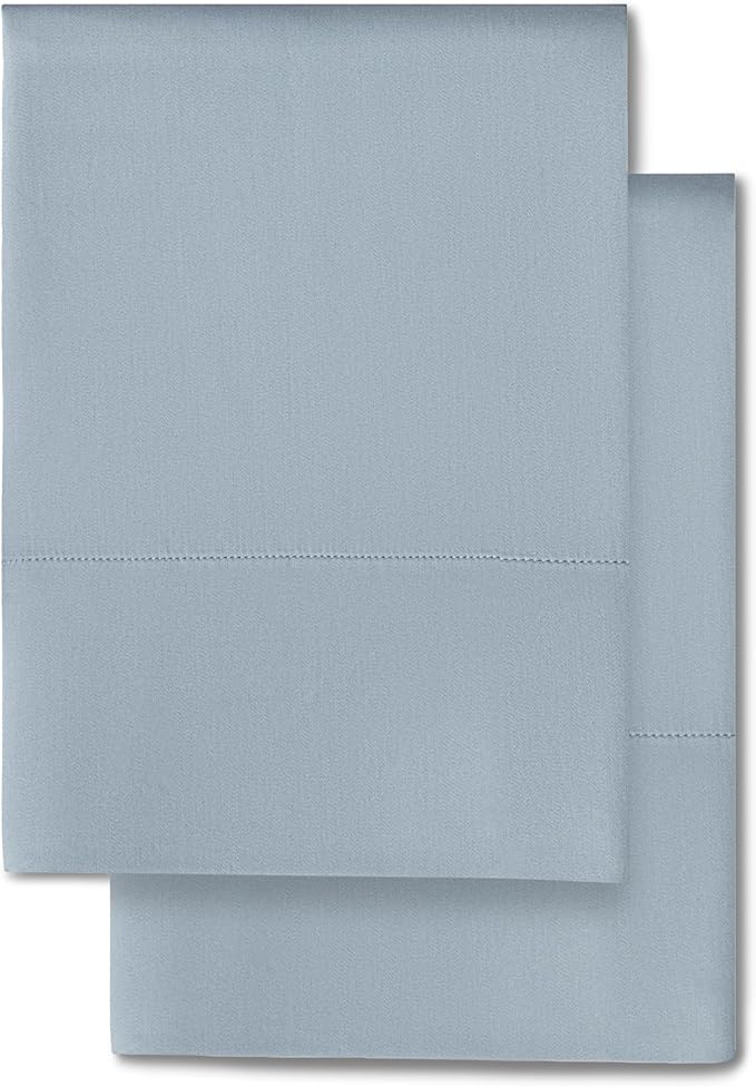 Cozy Earth King Pillowcases Set of 2 - Made of 100% Viscose from Bamboo, Ultra-Soft & Luxury, Woven from Naturally Breathable & Lightweight Fabric - Shore