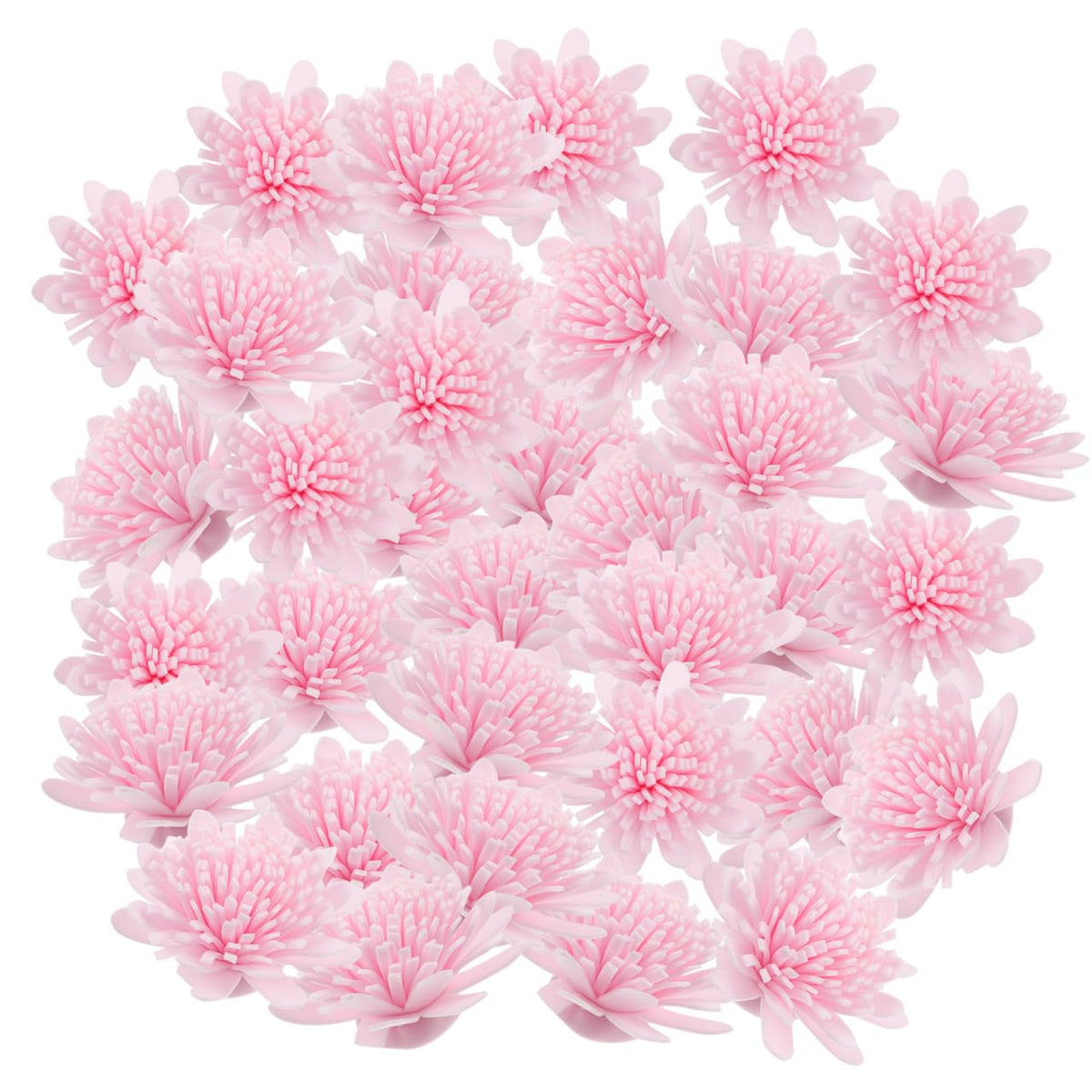 100 Pcs Chrysanthemum Diffuser Flowers: Pink Flower Oil Diffuser Refill Set