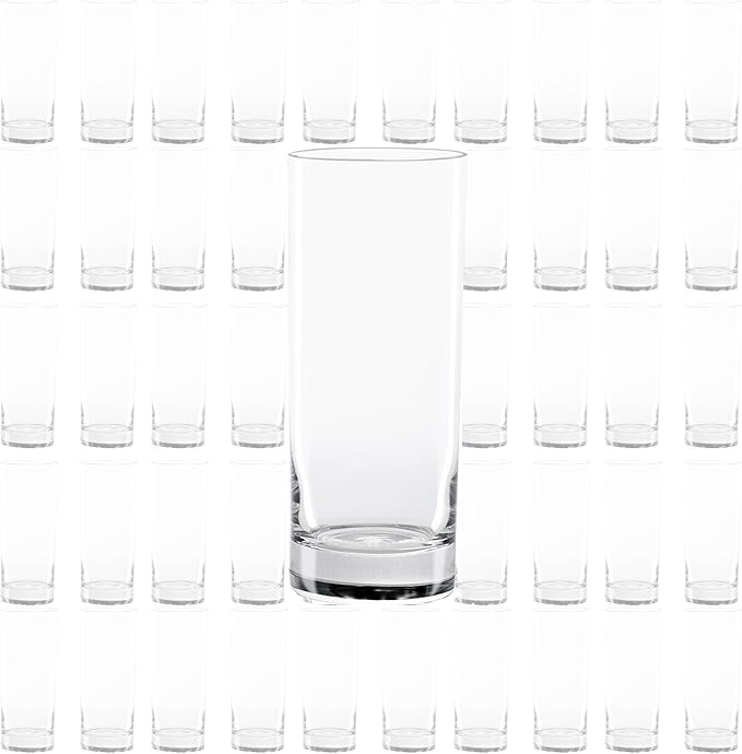 LEMONSODA Premium Highball Glass Set - Elegant Tom Collins 15oz Glasses Set of 6, 12, and 48 Tall Drinking Water Glasses - Bar Glassware for Mojito, Whiskey, Cocktail (Set of 48)(2099)