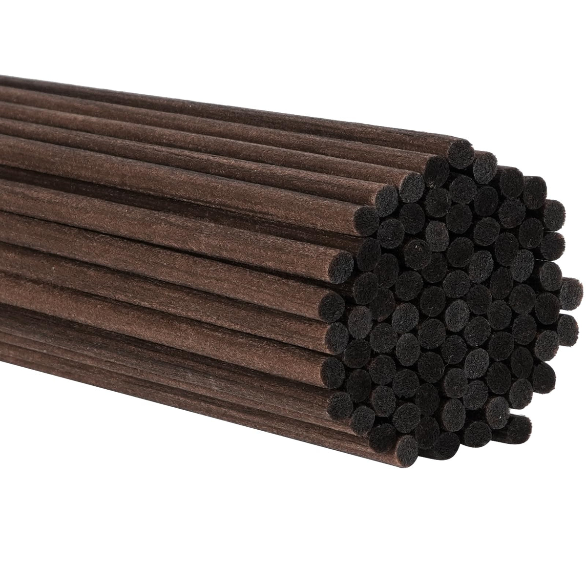 10inch Reed Diffuser Replacement Sticks - 60Pcs Brown Aroma Fragrance Sticks Refill for Home and Bathroom - Rattan Essential Oil Sticks for Scented Diffuser