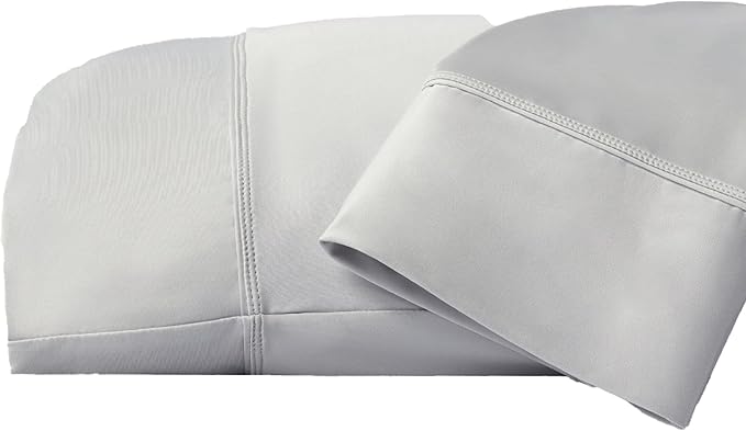 SHEEX Original Performance Cooling Pillowcases, Ultra-Soft Pillowcase Set, 2 Cooling Pillow Covers, King, Pearl Blue