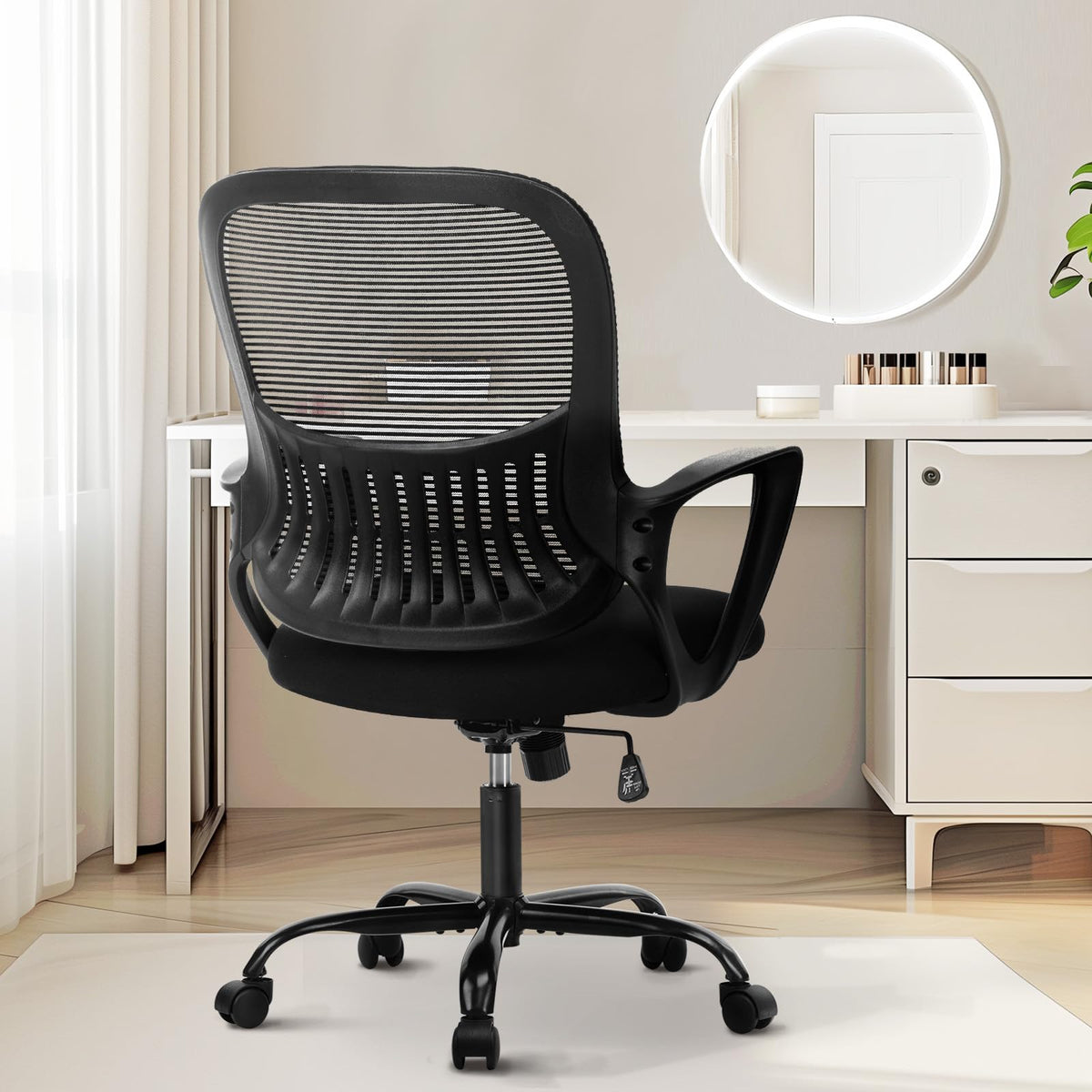 Sweetcrispy Home Office Managerial Executive Chair with Ergonomic Design