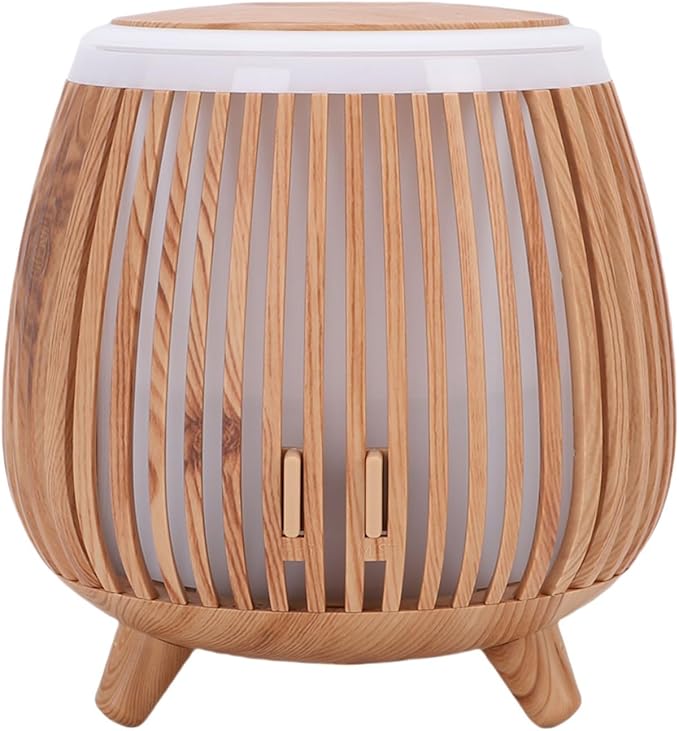 Zerodis Essential Oil Diffuser Diffusers Aromatherapy Cool Mist Humidifier Ultra Quiet with Auto Shut Off USB Powered LED Mood Light for Home Bedroom Office Decor Essential Oil