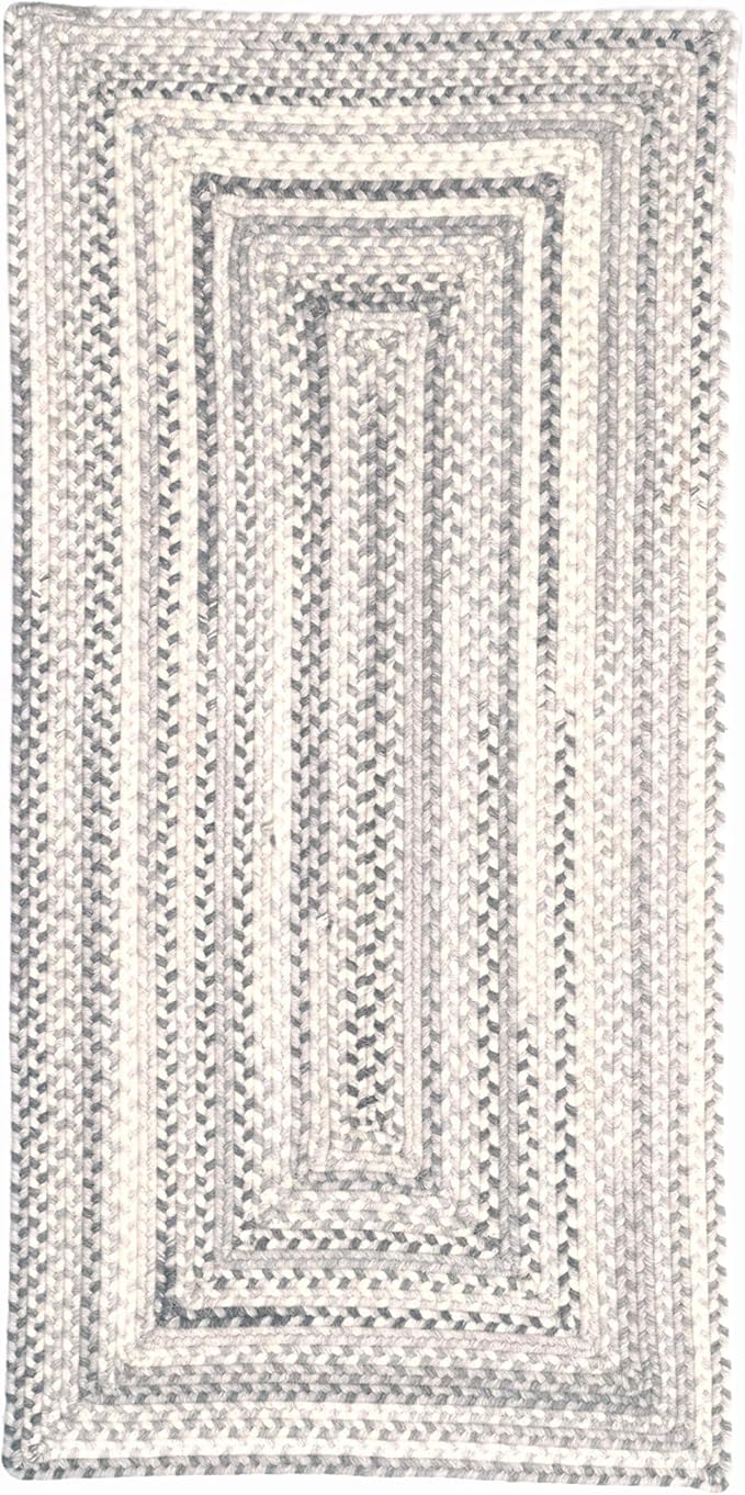 Capel American Heritage Shadow 4' 0" X 6' 0" Concentric Rectangle Braided Rug