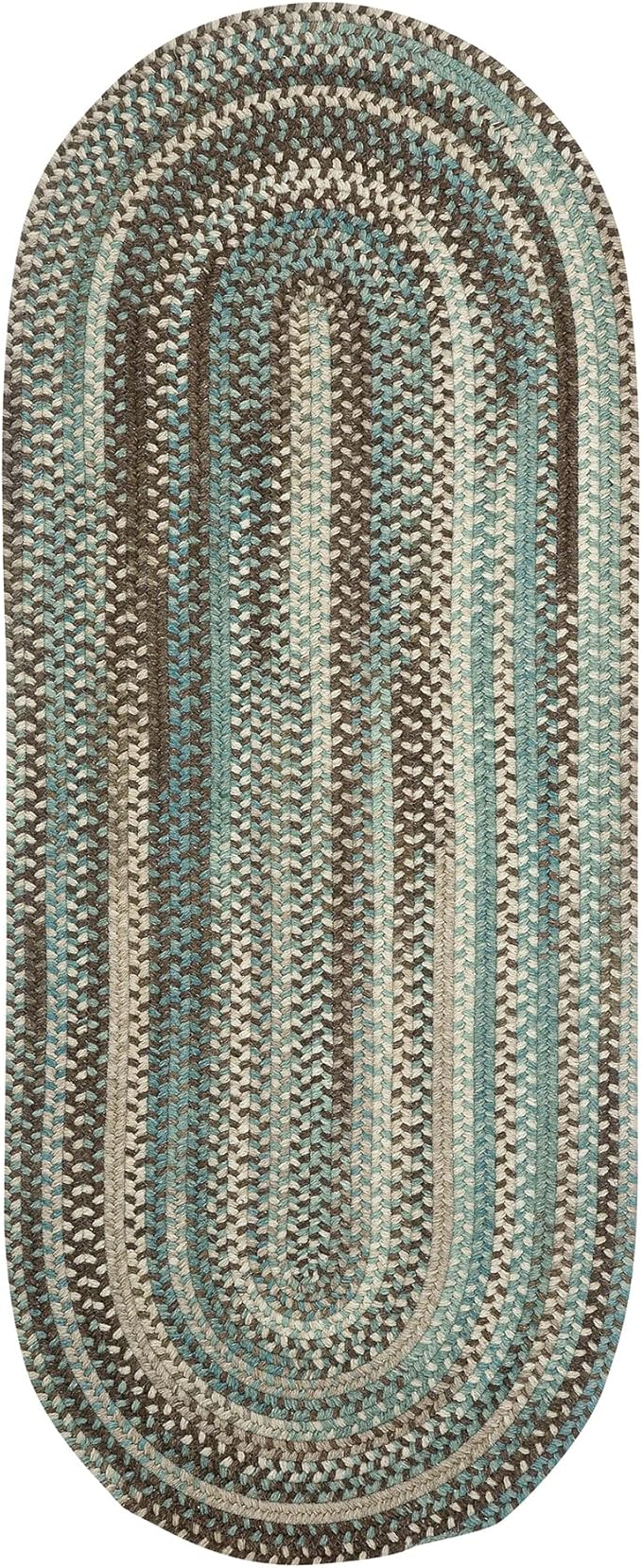 Capel American Heritage Slatewood 2'0"X8'0" Oval Braided Rug
