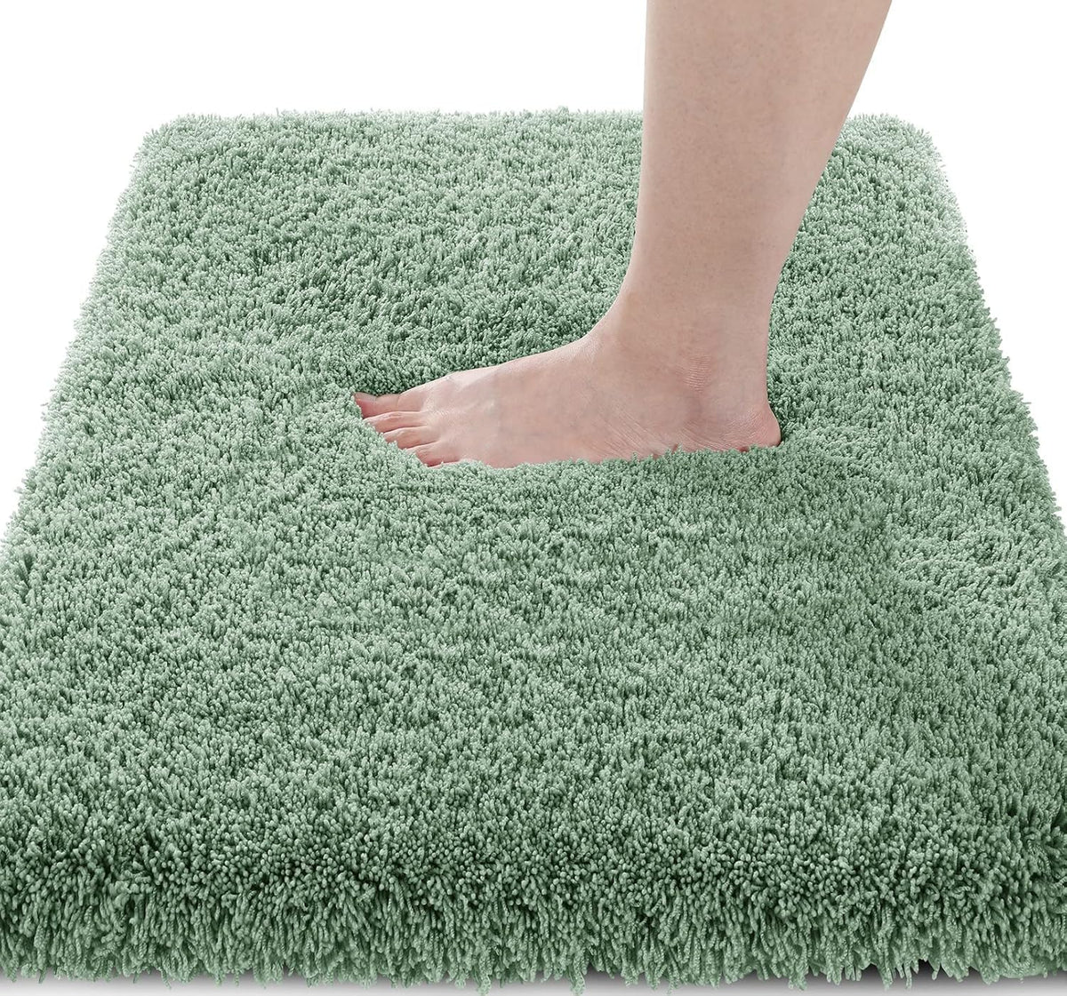 Yimobra Bathroom Runner Rug Non Slip Washable 70x24, Bath Mat, Light Green