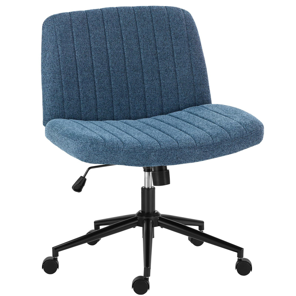 OLIXIS Criss Cross Chair with Wheels, Vanity Chair, Home Office Desk