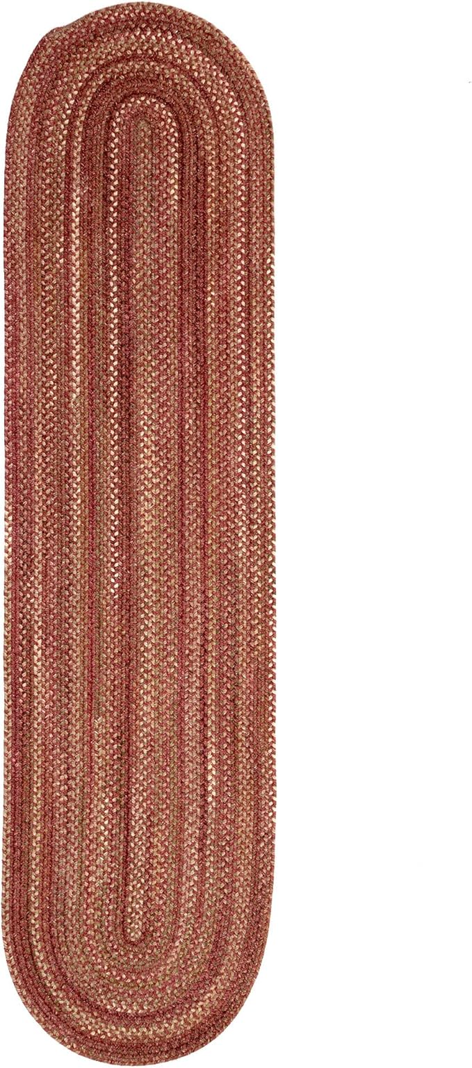 Capel American Heritage Spice 2' 0" X 6' 0" Runner Oval Braided Rug