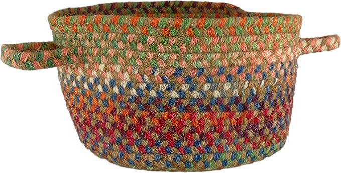 Capel American Heritage Cinnamon 0' 16" Basket Braided Rug