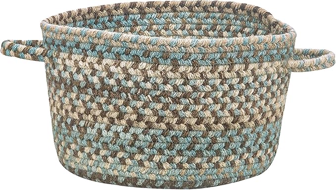 Capel American Heritage Slatewood 0' 16" Basket Braided Rug