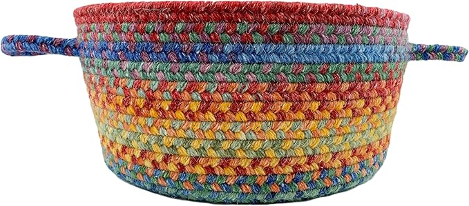 Capel American Heritage Multi 0' 16" Basket Braided Rug