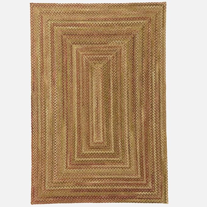 Capel American Heritage Foliage 7' 0" X 7' 0" Concentric Rectangle Braided Rug