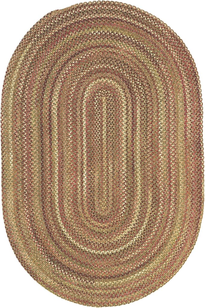 Capel American Heritage Foliage 8' 0" X 10' 0" Oval Braided Rug