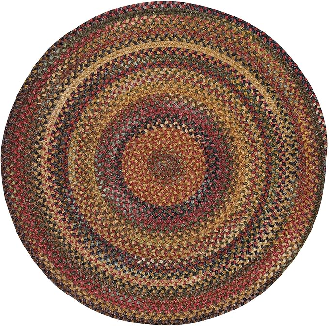 Capel American Heritage Woodstone 5'0"X5'0" Round Braided Rug