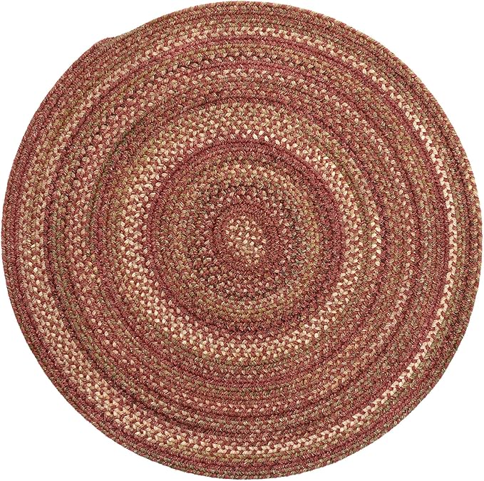 Capel American Heritage Spice 5' 0" Round Braided Rug