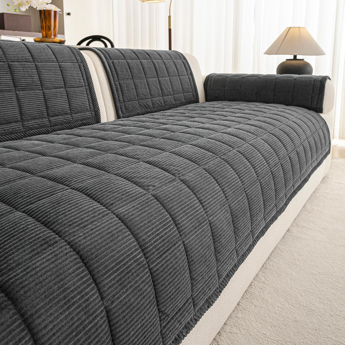 PJLZJFBY Couch Covers for Sectional Sofa, L Shaped Modular Couch Cover