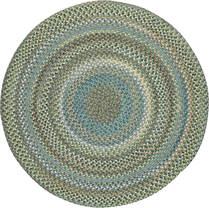 American Heritage Sage 8' 0" Round Braided Rug